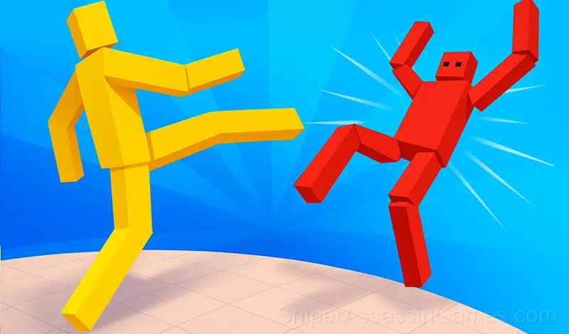 Play Ragdoll Battle Royale! Throw Down the Enemy!