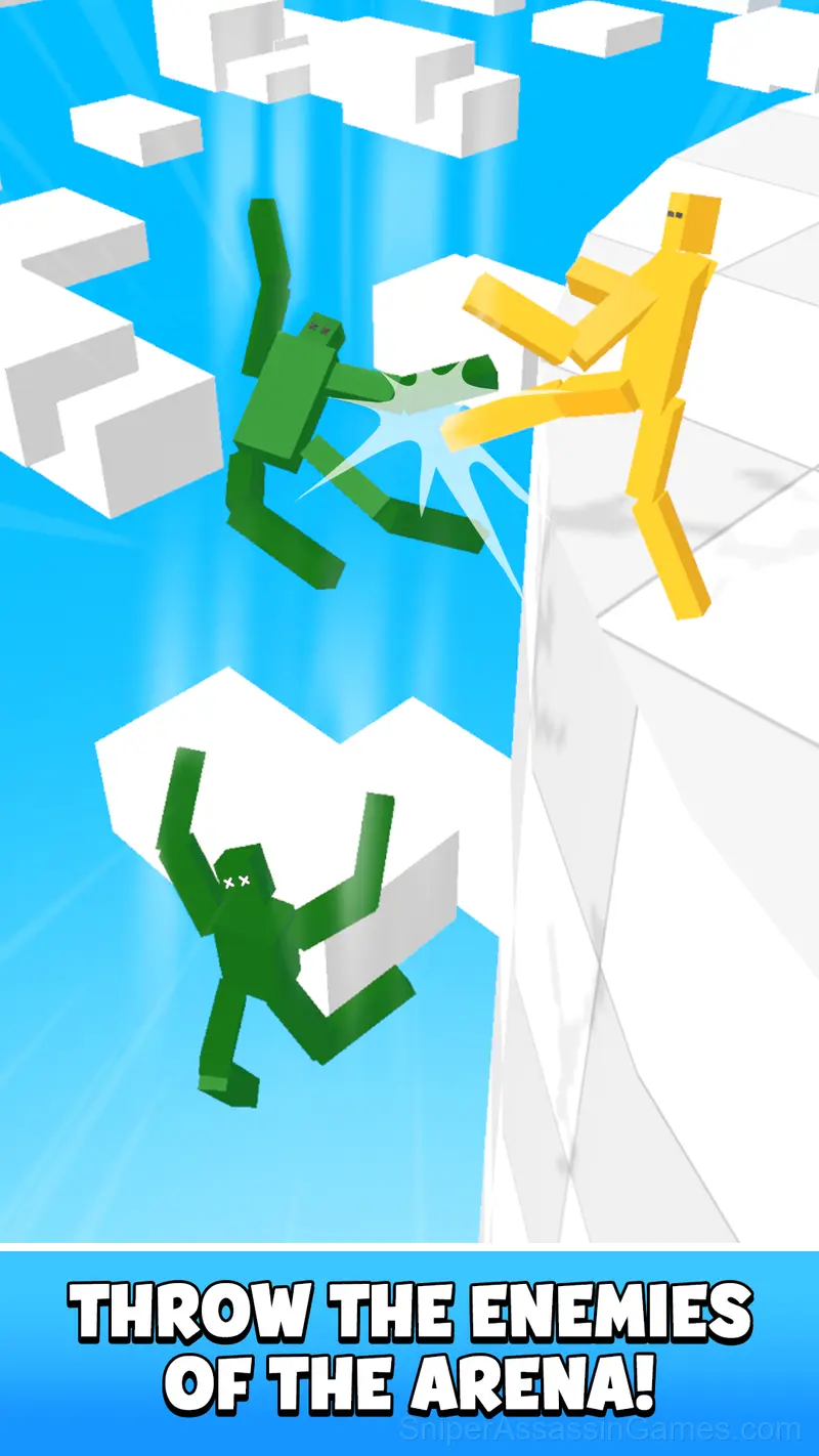 Ragdoll Battle Royale! Throw Down the Enemy! gameplay screenshot 1
