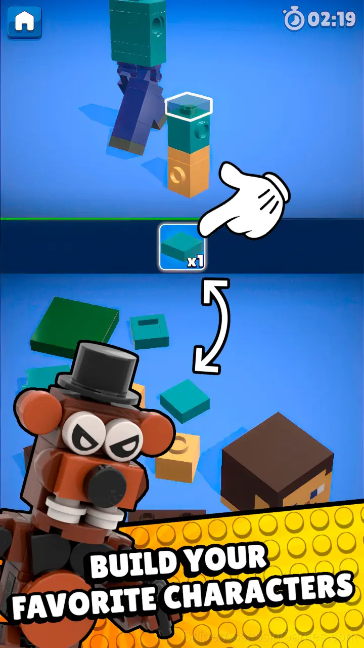 Construction Set - 3D Builder gameplay screenshot 1