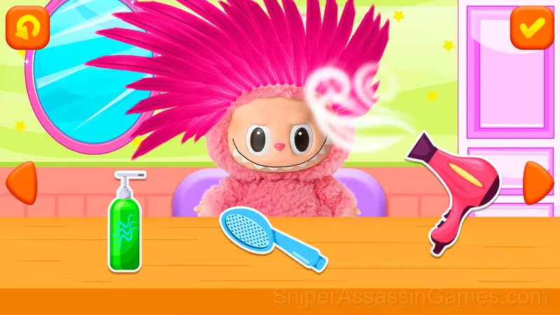 Labubu Beauty Salon gameplay screenshot 1