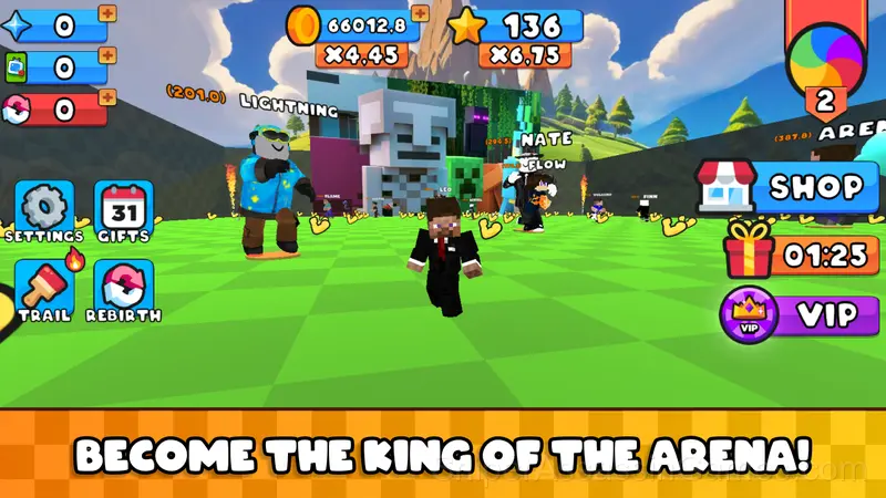 Obby: Battle Royale gameplay screenshot 1