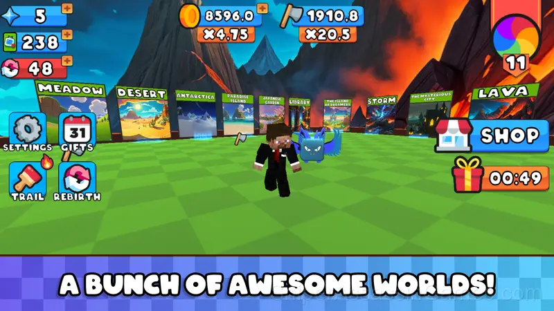 Obby: Battle Royale gameplay screenshot 2