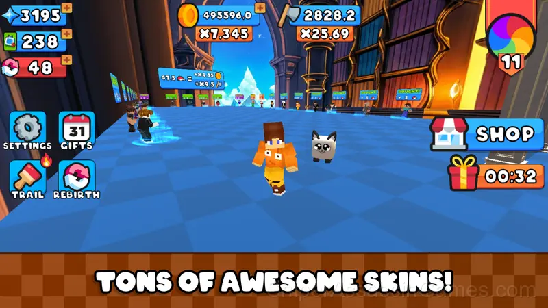 Obby: Battle Royale gameplay screenshot 3