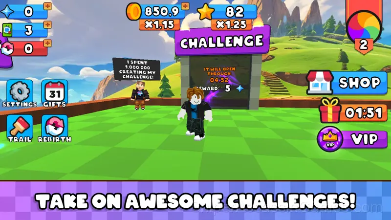 Obby: Battle Royale gameplay screenshot 5