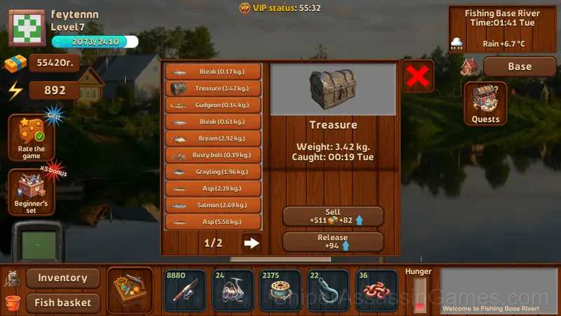 Fishing the Russian Way gameplay screenshot 1