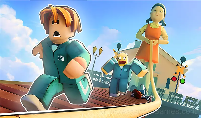 Play Obby the Squid Jump Rope