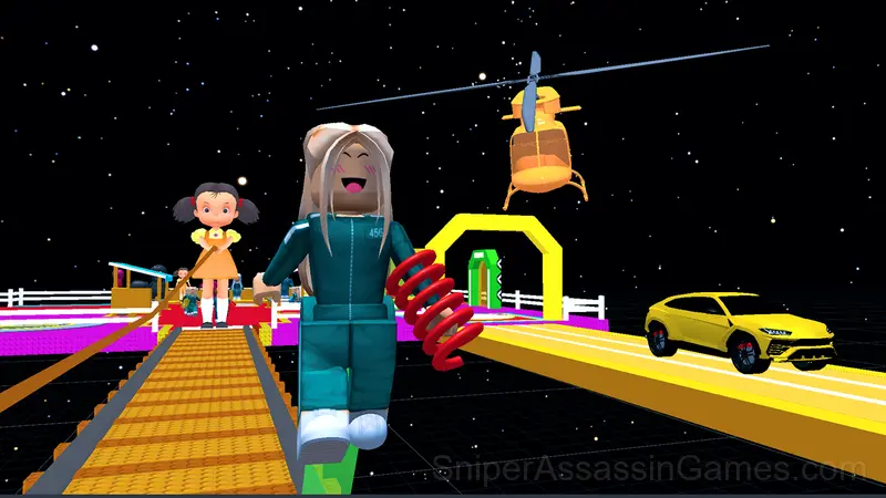 Obby the Squid Jump Rope gameplay screenshot 1