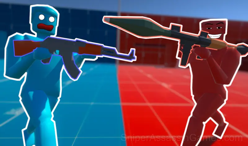 Play Battle of the Soldiers: Red vs Blue