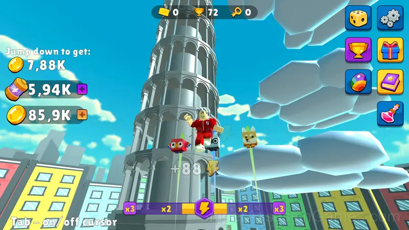 Robbie: Jump on the tower gameplay screenshot 3