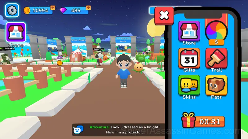 Open World: Mini Games Online gameplay screenshot 1
