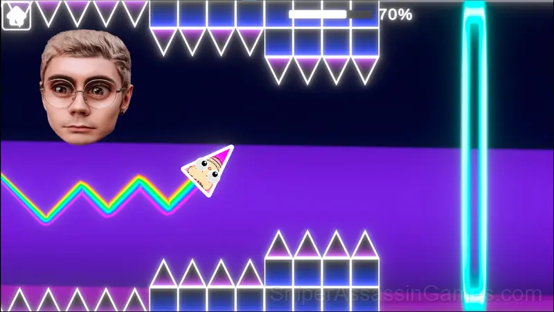 Geometry Dash: Meme Fight gameplay screenshot 2
