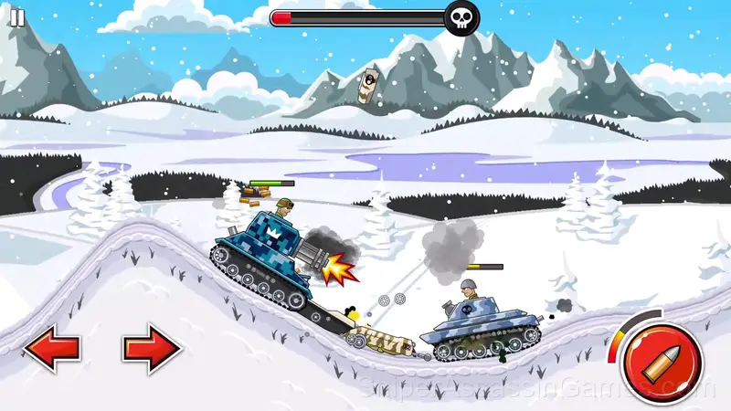 Hills of Steel gameplay screenshot 2
