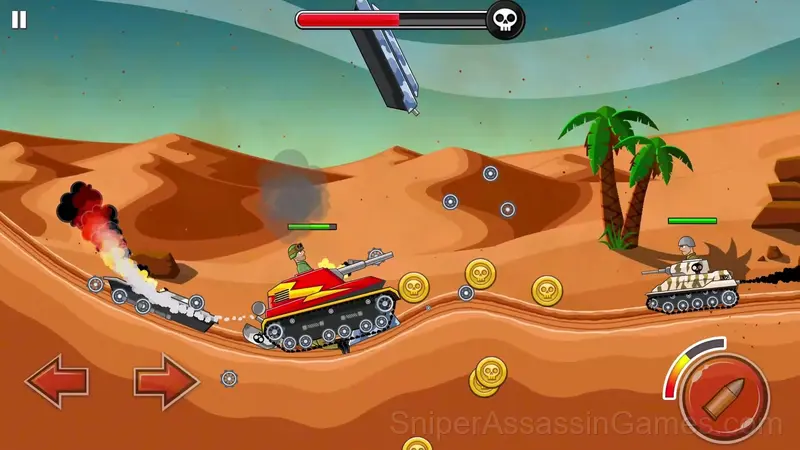 Hills of Steel gameplay screenshot 3