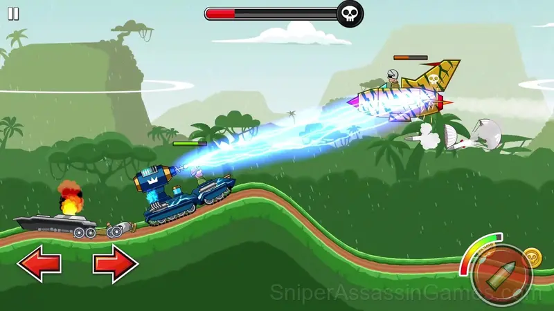 Hills of Steel gameplay screenshot 4
