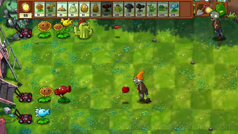Plants vs Zombies Fusion Edition gameplay screenshot 2