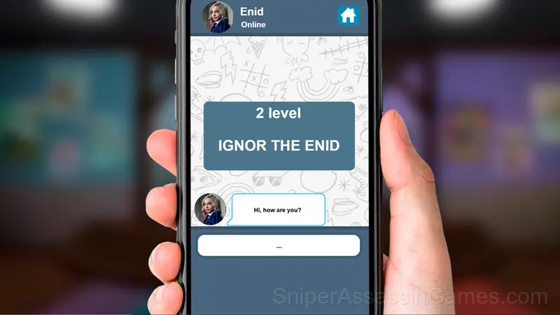 Chat with Wednesday gameplay screenshot 2