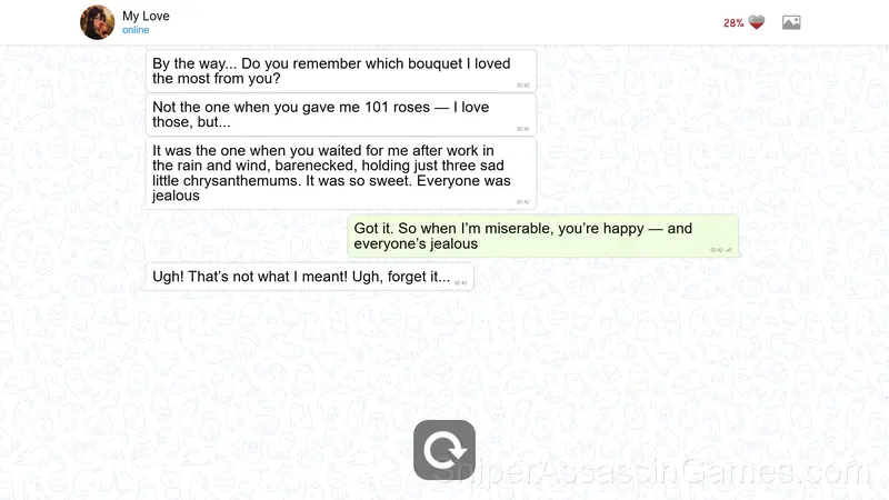 Chatting with the Maid gameplay screenshot 2
