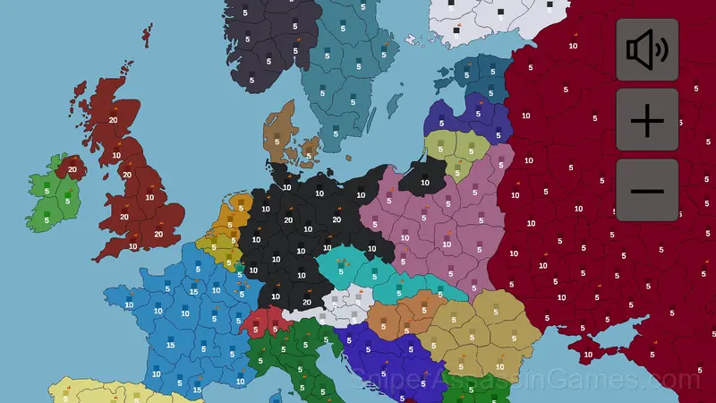The Battle for Europe gameplay screenshot 1