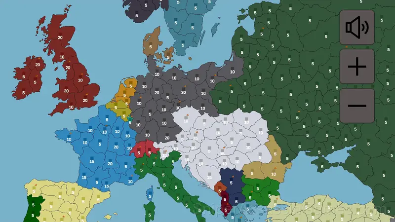 The Battle for Europe gameplay screenshot 2