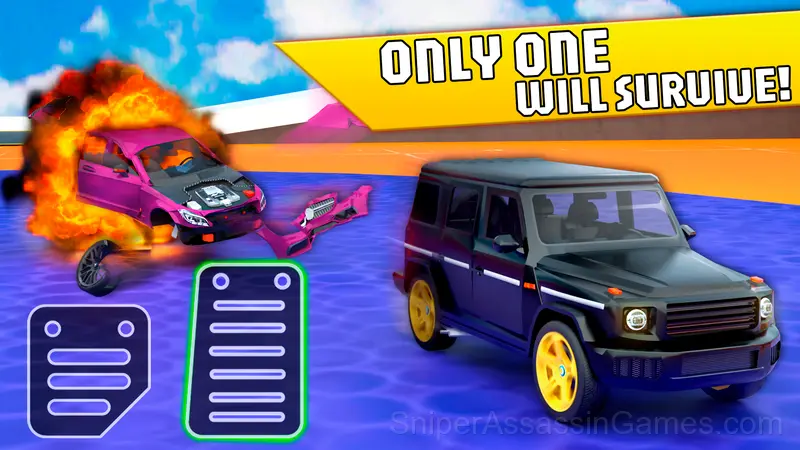 Car Battle: Drive & Crash gameplay screenshot 1