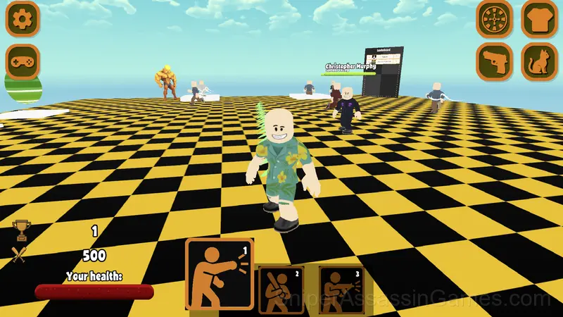 Obby online: 100 Players vs jock Tuntun Sahur gameplay screenshot 4