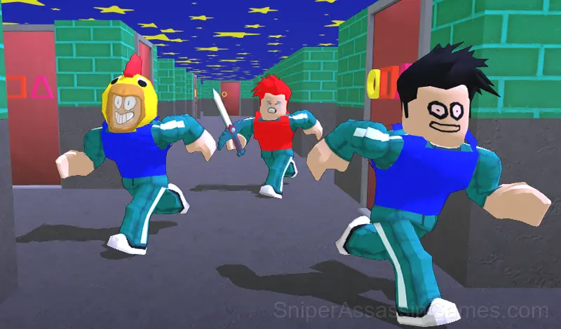 Play Hide N Seek Survival - Squid Game Keys and Knives