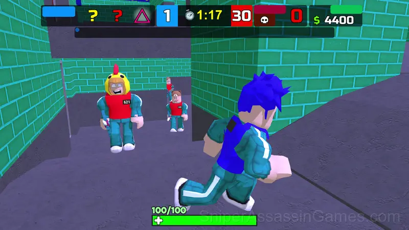 Hide N Seek Survival - Squid Game Keys and Knives gameplay screenshot 1