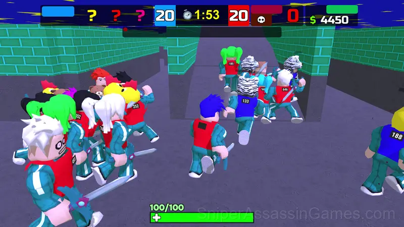 Hide N Seek Survival - Squid Game Keys and Knives gameplay screenshot 2