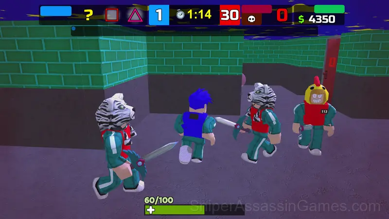 Hide N Seek Survival - Squid Game Keys and Knives gameplay screenshot 3