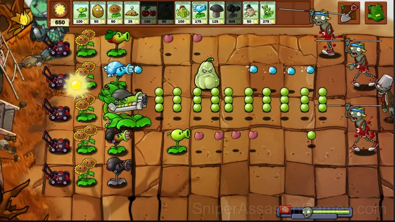 Plants vs Zombies Fusion Story Mod gameplay screenshot 1