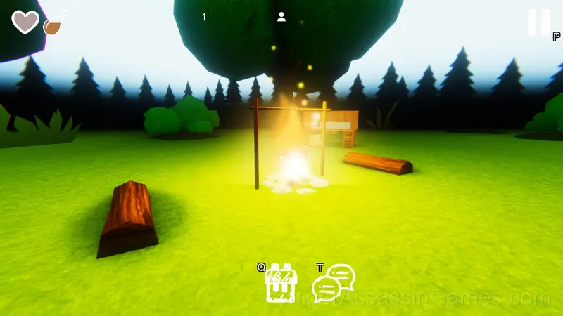 99 Nights in the Forest. Horror Multiplayer gameplay screenshot 3