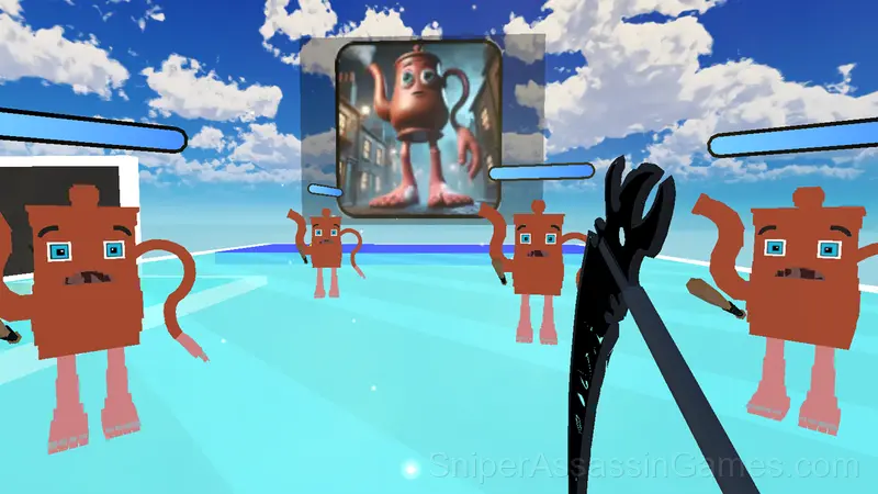 Choose Brainrot: 3D Battle gameplay screenshot 1