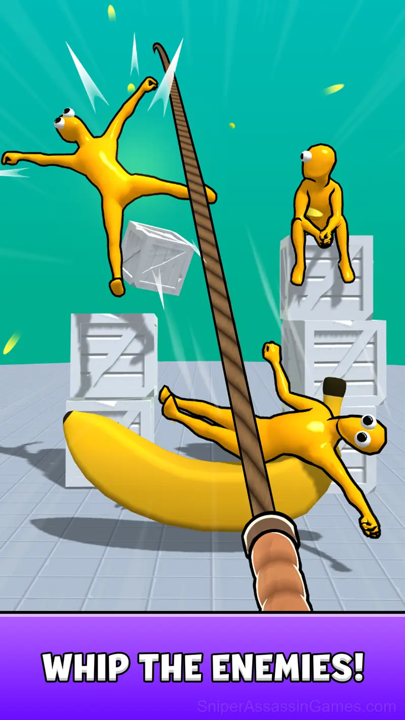 Ragdoll People & the Whip of Rage! Total Destroy! gameplay screenshot 1