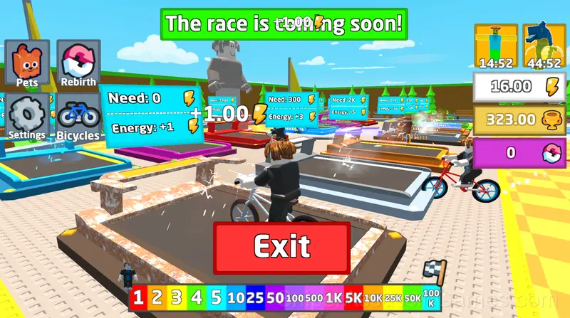 Bike Training! gameplay screenshot 2