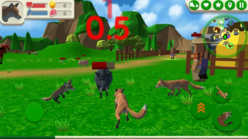 Fox Simulator 3D gameplay screenshot 1