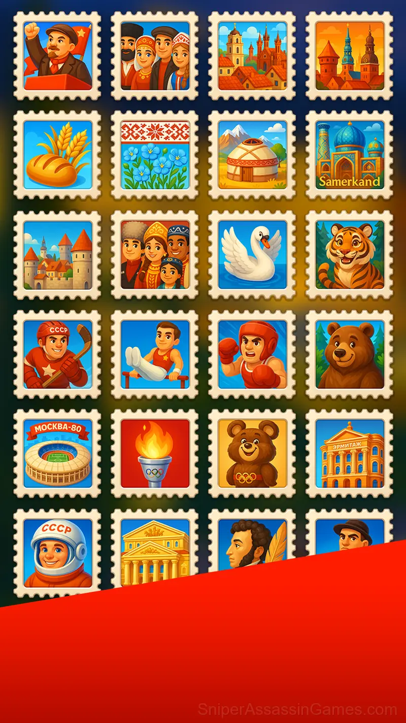 USSR Mahjong gameplay screenshot 2