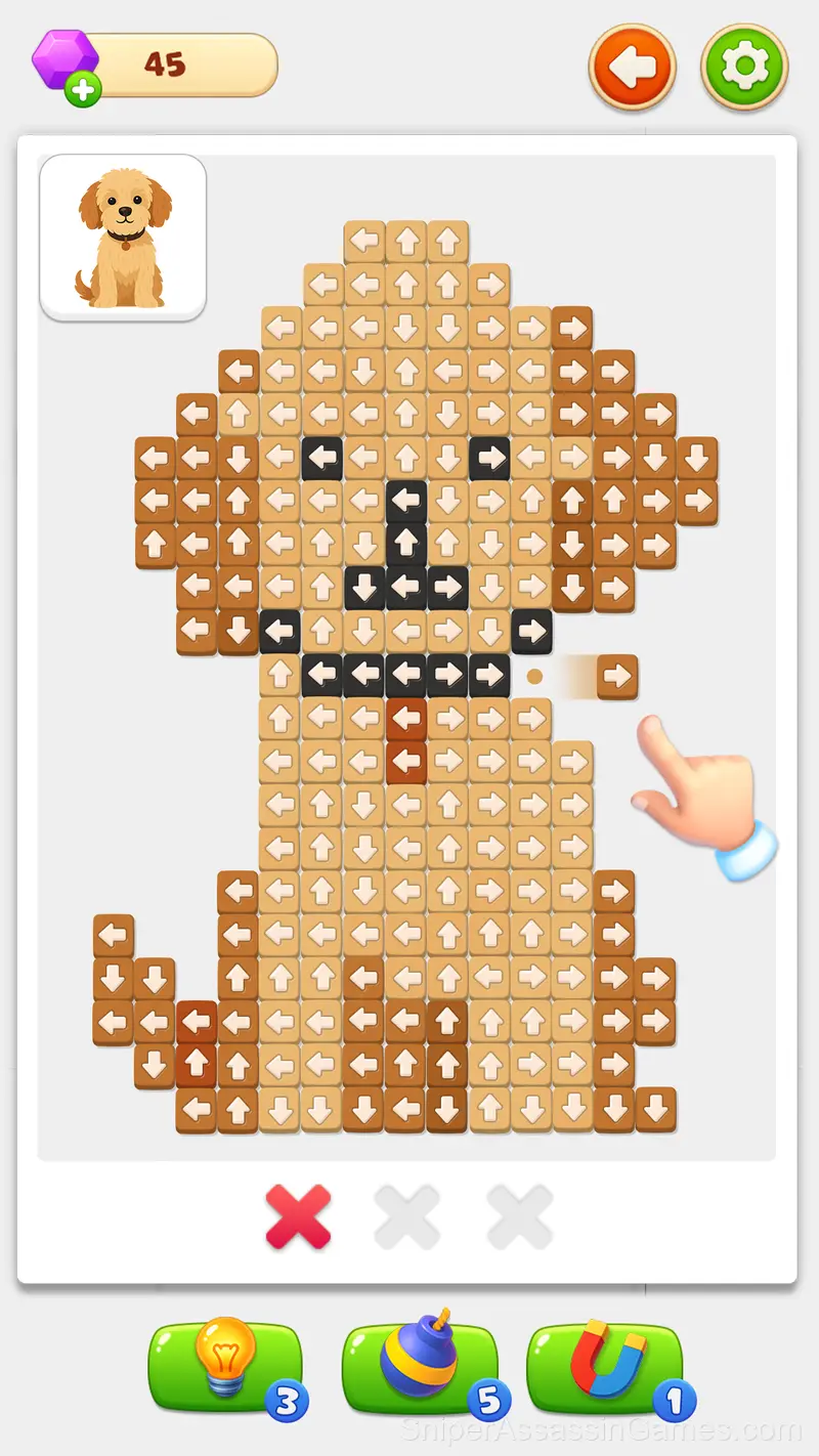 Sort Tiles: Tap Away gameplay screenshot 1