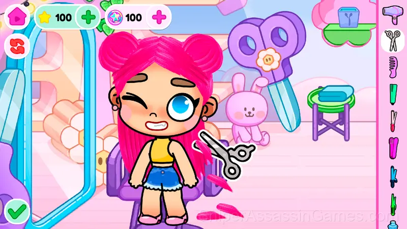 Avatar World Beauty Salon gameplay screenshot 1