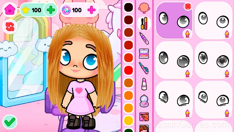 Avatar World Beauty Salon gameplay screenshot 5