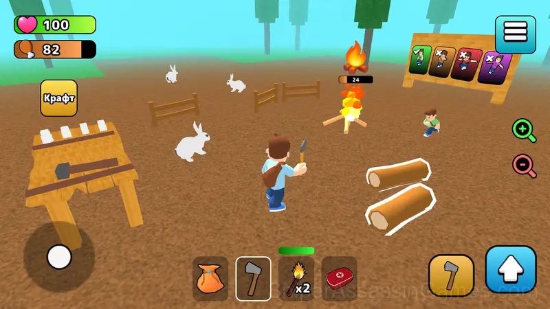 99 Nights in the Forest 3D gameplay screenshot 3
