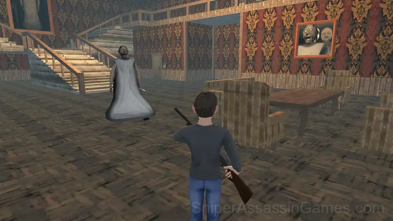 Schoolboy vs Granny gameplay screenshot 2