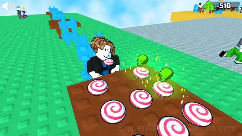 Roblox Poison Candy +1 Luck. gameplay screenshot 1