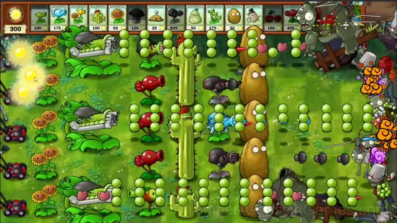 Plants vs Zombies: Unlocked All Plants gameplay screenshot 1