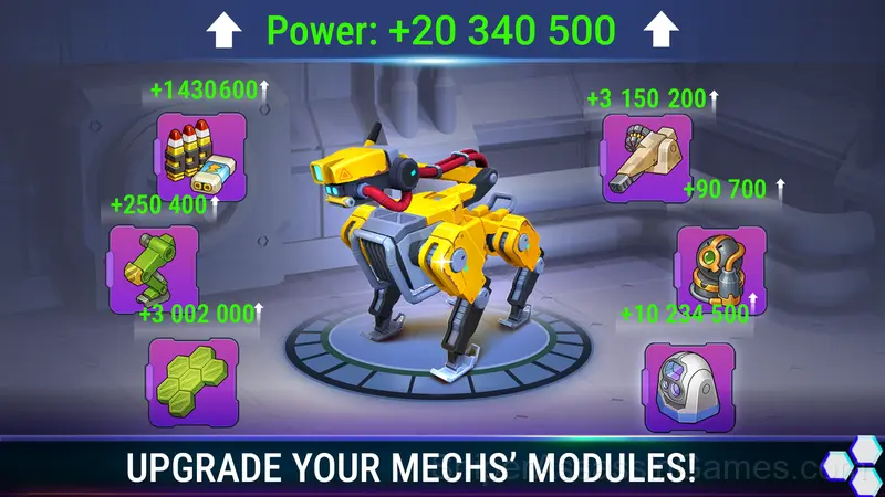 Mech Heroes gameplay screenshot 2