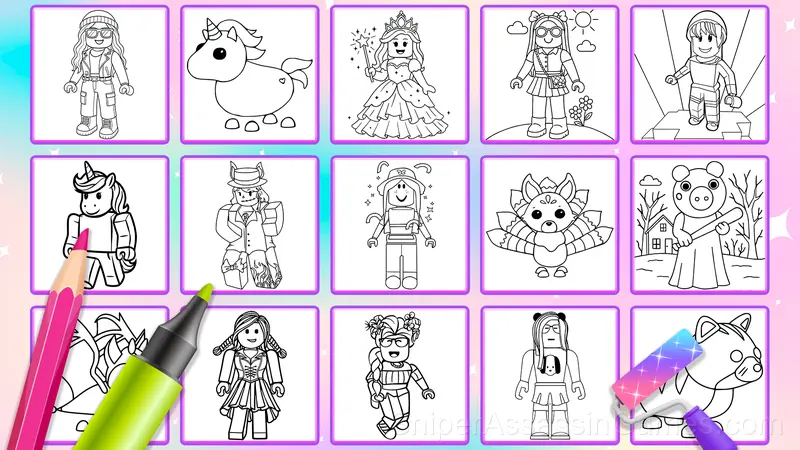 Girl Skins: Avatar Coloring gameplay screenshot 1