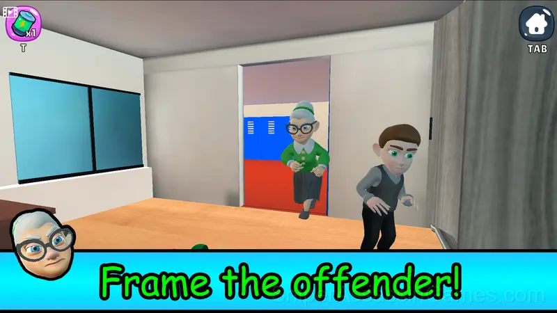 Granny and Student gameplay screenshot 3