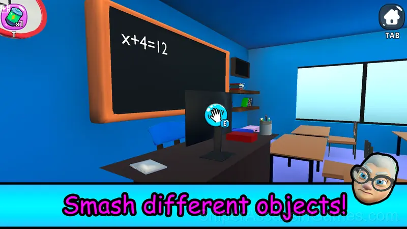Granny and Student gameplay screenshot 4