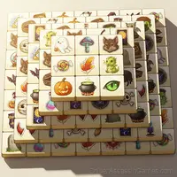 The Three Tiles in the Halloween World