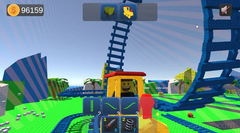 Obby: Build a 3D amusement park! +1 per second gameplay screenshot 3