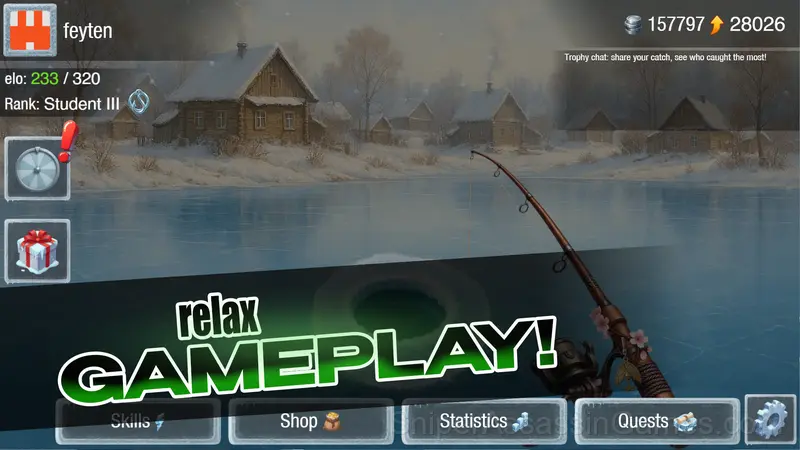 Winter Fishing gameplay screenshot 1